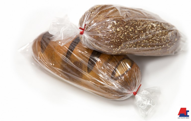 Hygiene Transparent Flat Plastic Bag Bread Bag meet EU standard